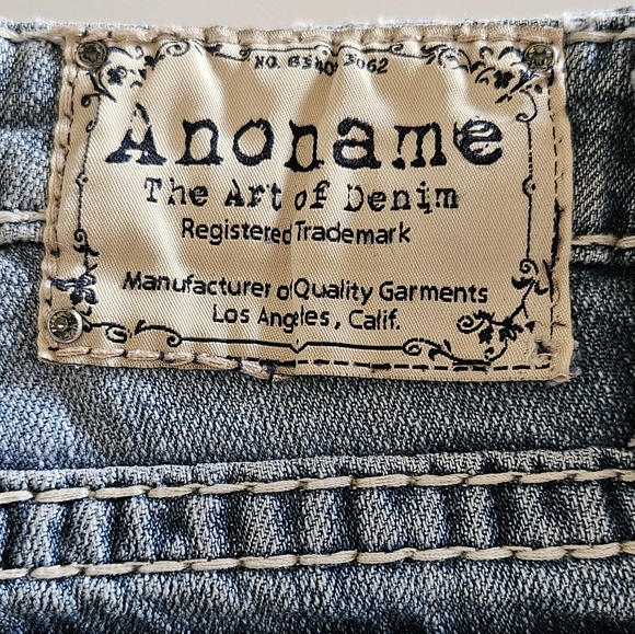 🌺Anoname Joelle Boot Distressed Denim Jeans - Picture 5 of 6